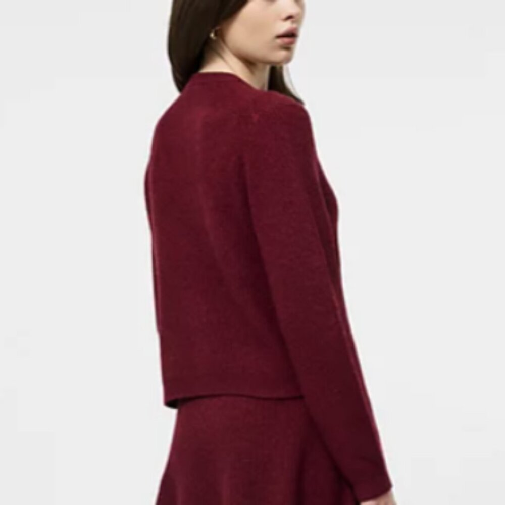 French Connection Classic Long Sleeve Sweater Women's Medium Cozy Academic Knit - Picture 2 of 8
